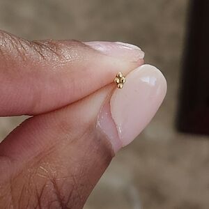 BVLA 14k 4 Bead Cluster